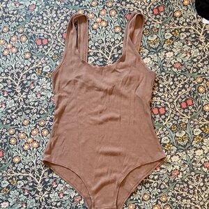 OZMA 100% silk bodysuit S small with flaws